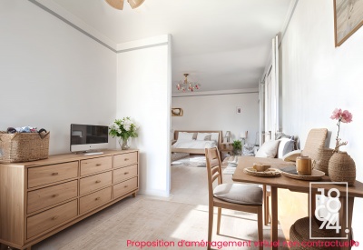 Dans la  Résidence sécurisée, Le Moulin, appartement de Type 4 de 67m2 avec Balcon et Parking
